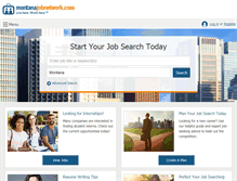 Tablet Screenshot of montanajobnetwork.com